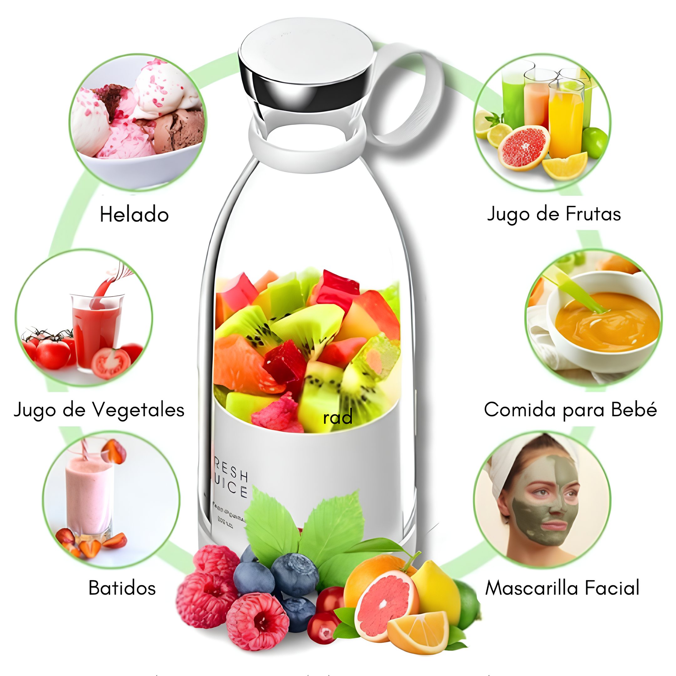 MINI Licuadora Portátil SmoothieBlend | Batidos frescos en cualquier lugar 🥤💯