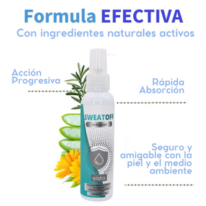 Spray Antisudoral SweatOff | Control Total sobre tu Sudor🍃🤩