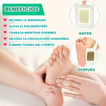 Parches Desintoxicantes Kinoki | Libera tu cuerpo de toxinas mientras duermes😴🍃