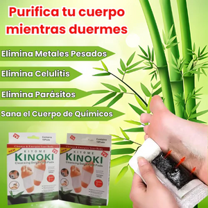 Parches Desintoxicantes Kinoki | Libera tu cuerpo de toxinas mientras duermes😴🍃