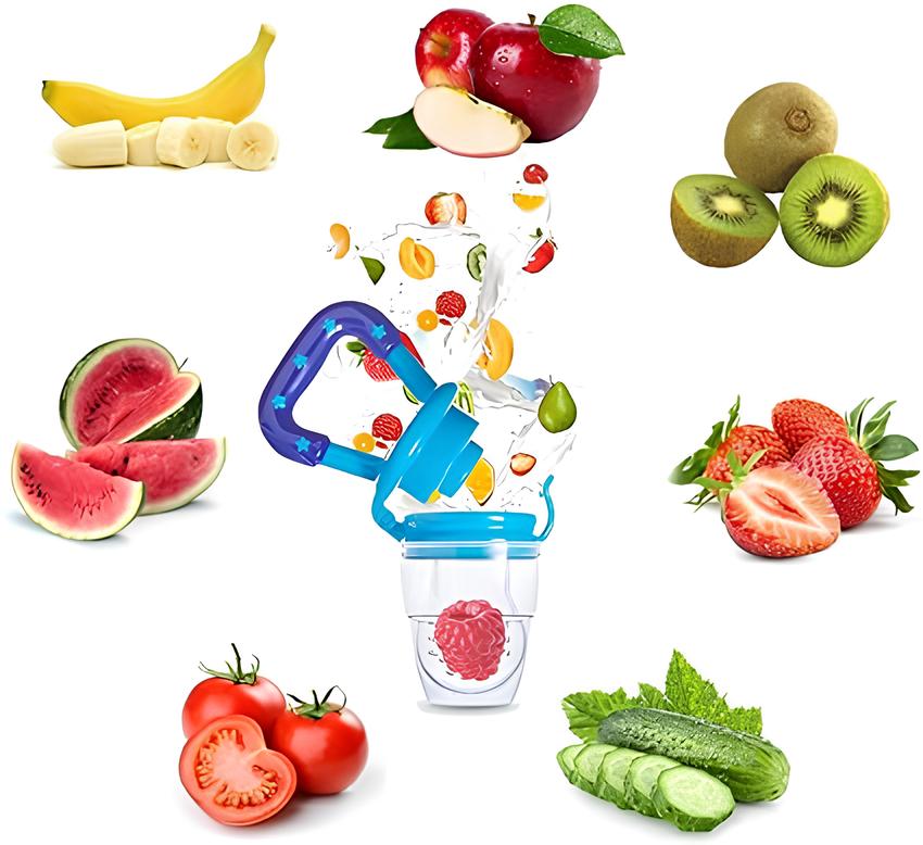 Chupo Frutas FrutiCare | Alimenta a tu Bebé de forma Fácil y Segura, Sin Riesgo de Asfixia👶💚50% de DESCUENTO SOLO HOY