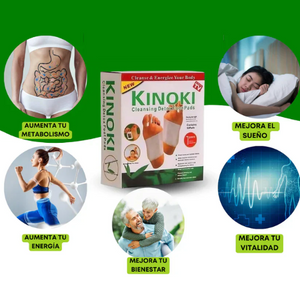 Parches Desintoxicantes Kinoki | Libera tu cuerpo de toxinas mientras duermes😴🍃