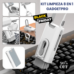 Kit limpieza 8 en 1 GadgetPro | Mantén Tus Dispositivos Impecables en Cualquier Lugar💎