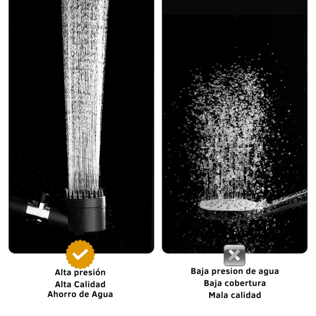 Cabezal de Ducha AquaSpa 4 en 1 | Ahorra Agua, Purifica y da Mayor Presión🚿💯