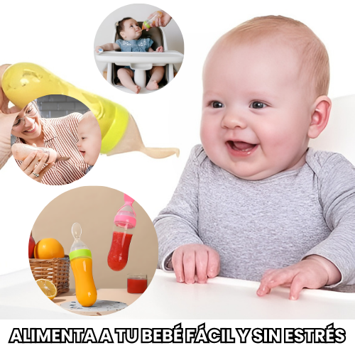 Cuchara Biberón BabySpoon | Alimenta a tu Bebé de forma Fácil y Segura Sin Desorden 👩‍🍼🍼