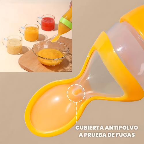 Cuchara Biberón BabySpoon | Alimenta a tu Bebé de forma Fácil y Segura Sin Desorden 👩‍🍼🍼