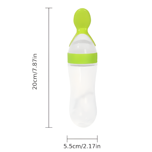 Cuchara Biberón BabySpoon | Alimenta a tu Bebé de forma Fácil y Segura Sin Desorden 👩‍🍼🍼