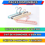 Kit de Ganchos MagicHook 9 en 1 | Ahorra Espacio Y Mantén En Orden Tu Armario 🤩🔝